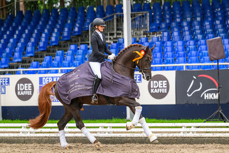 San to Alati erzielte unter Stefanie Wolf die Tageshöchstnote. | Foto: Equitaris
