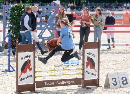 Die FN entdeckt das Thema Hobby Horsing auch für die Zucht. | © Thomas Hartwig