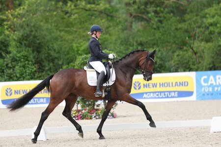 Nicola Haug und Glamorous Gigi auf dem Weg zum Titel. Die Stute wusste in ihren Bann zu ziehen. | © Doma