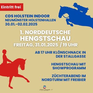 Das Plakatmotiv des CDS Holstein Indoor. | © PM