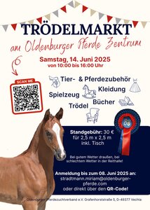Großer Trödelmarkt am Oldenburger Pferde Zentrum Vechta am 14. Juni 2025 | © OLD-Art
