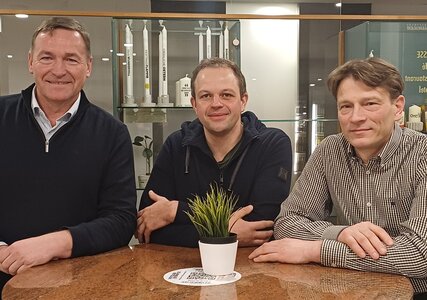 In den Rassebeirat gewählt: Christian Wittlinger, Christian Harscher und Walter Maucher | © Kern