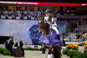Becky Moody und Jagerbomb siegen bei den FEI Worldcup Finals 2026 | © FEI/Sannon Brinkmann