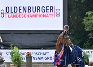Den Titel bei den dreijährigen Dressurhengsten sicherte sich Diamant d'Or. | © Gr. Feldhaus