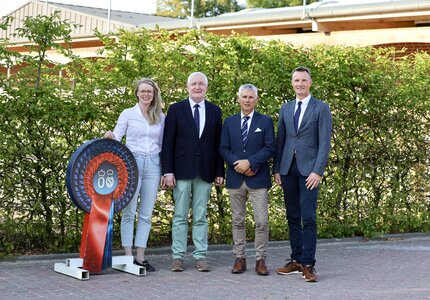 v.l.n.r. Merle von Wedel, Dr. Wolfgang Schulze-Schleppinghoff, Clemens Graf von Merveldt, Marco Pundsack  | © OLDArt