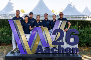 Die Dressurreiter machen am Dienstag noch vor der offiziellen Eröffnungsfeier den Auftakt. Das deutsche Team ist bereit. | © Lafrentz