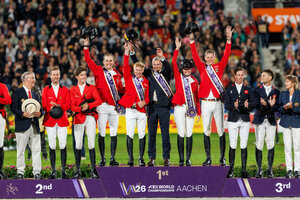 Die deutschen Springreiter sind Weltmeister. | © Lafrentz