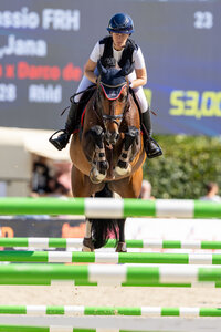 Arcassio FRH ist mit seiner Ausbilderin Jana Fink erneut auf Titelkurs. | © Christian Beeck