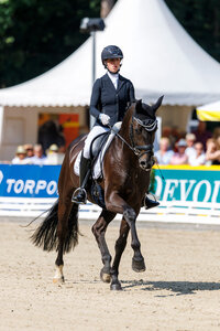 Anna Casper und DSP Birkhof's Elocin stehen erneut im Finale. | © Lafrentz
